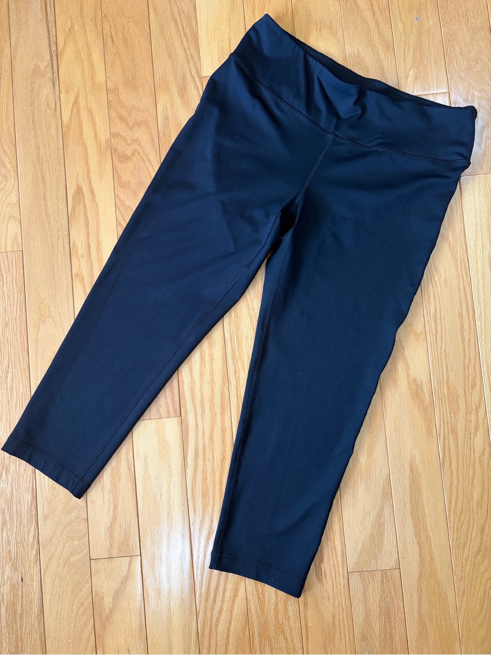 90 Degree by Reflex Capri Leggings Sz L Black